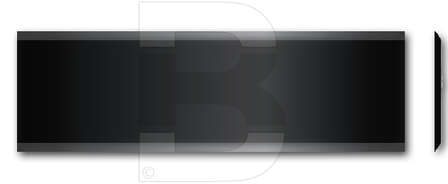 Klingelschild Sonnex 61 x 19 Alu schwarz poliert